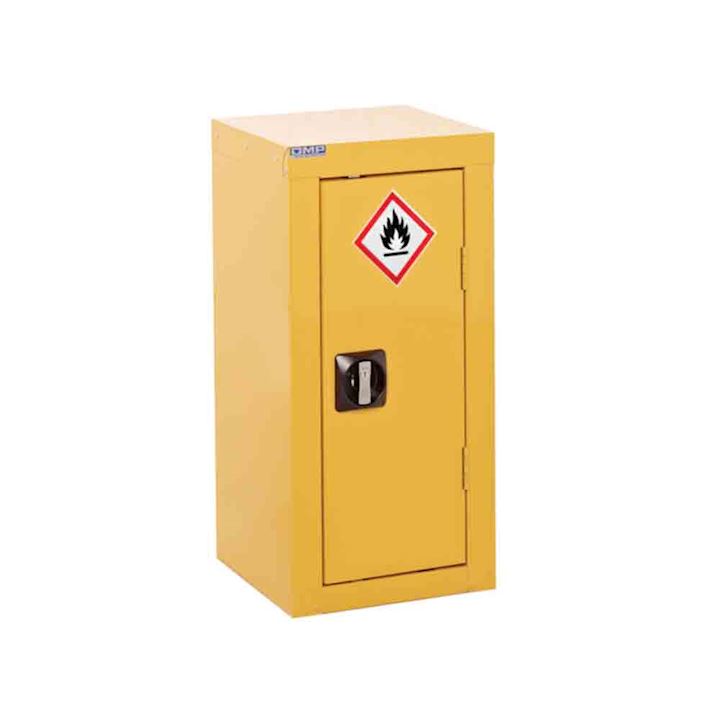 QMP Yellow Chemical Cabinet - Small 1 Door