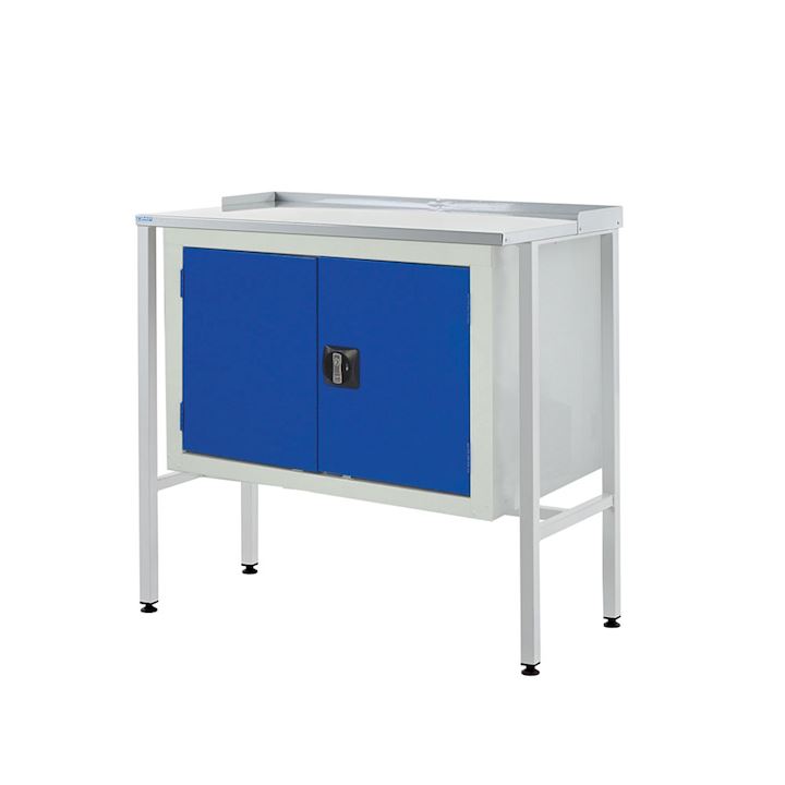 QMP Flat Top Information Team Leader Station + Double Cupboard 