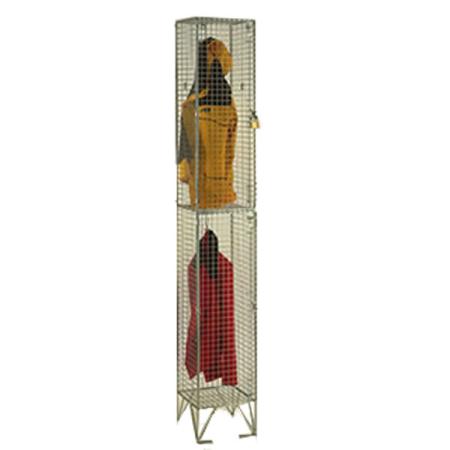 Wire Mesh Two Door Locker