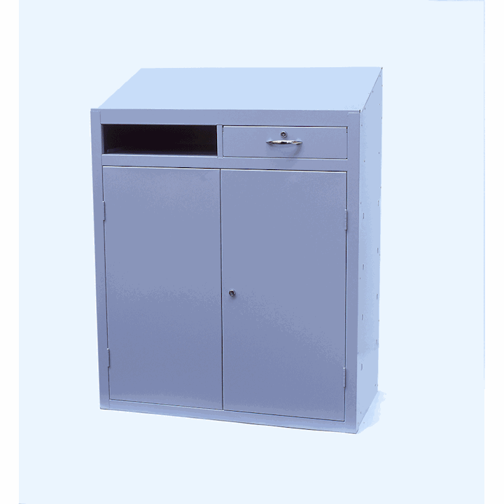 Elite Metal Workstation With 1 Pullout Drawer & 2 Shelves 