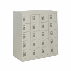 QMP Quick Delivery Low 20 Door Metal Personal Effects Locker